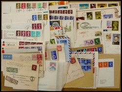 ca. 1930-1980, interessante Partie von über 50 Belegen, dabei ...