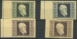 1946, "Renner", ungezähnt, 5 S. Gummifleck sonst postfrischer ...