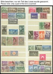 collection Romania from 1906-1968 in a stockbook with many middle ...