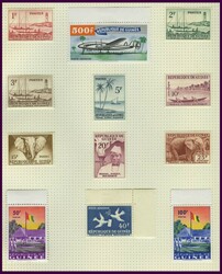 1959-68, praktisch komplette Sammlung im Album (ohne ungezähnte ...