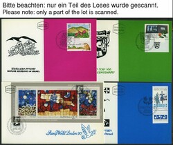 1990, kompletter Jahrgang auf Maximumkarten, Pracht, Markenwert: Mi. ...
