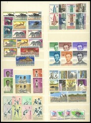 1962-68, überwiegend postfrische Sammlung, einge Werte haftend, ...