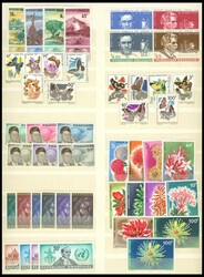 1962-68, überwiegend postfrische Sammlung, einge Werte haftend, ...