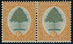 1926, 6 P. "Landesmotive" im waagerechten Paar, Falzrest, Pracht, Mi. ...