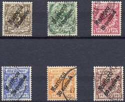1899, "Steiler Aufdruck", Prachtsatz, Mi. 120.-Automatically ...