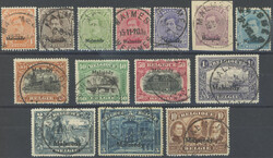 1920, postal stamps, 14 superb items