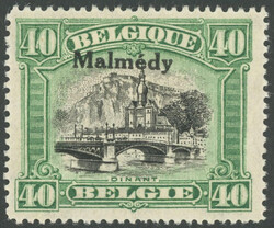 1920, 35 C. red-brown / black, perforated L 15, rest of hinge, superb ...