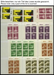 1957-82, lot of approximate 180 different values in block of four, ...