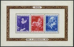 1949, souvenir sheet pair paintings, mint never hinged, minimal ...