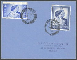 1948, "Silberhochzeit" auf FDC, Pracht, R!, Mi. 600.-