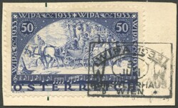 1933, 50 g. Vienna Philatelic Exhibition, ordinary paper, with ...