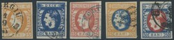1869, prince Karl I with whisker, very fine set, Michel 220.-