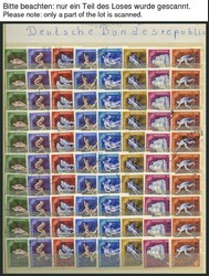 1963, Olympic Winter Games, imperforated, 1000 x, superb, Michel 7500 ...