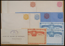 approximate. 1890-92, 10 almost only various unused postal stationery ...