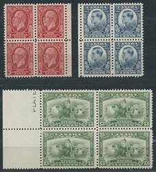 1932, economy conference in mint never hinged block of four, very ...