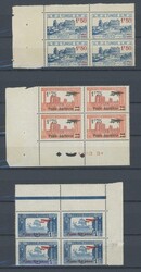 1927/8, komplett in postfrischen Viererblocks, ohne Mi.Nr. 149, fast ...