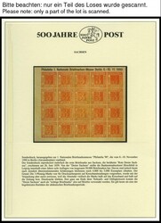 500 years post on Sieger pages in 3 albums and a Leitz folder with ...