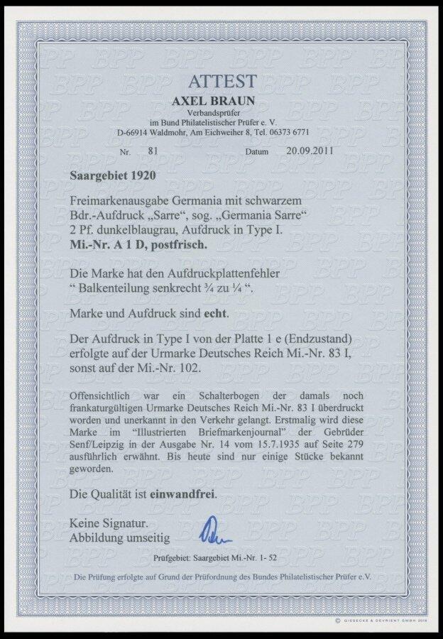 Image 1 for lot number 1681 for nordphila 511th stamps mail auction