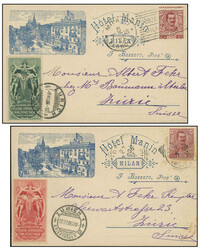 1890/1925ca: Rassiger kleiner Briefposten mit 20 attraktiven ...