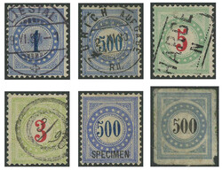 1878/1910: Sehr interessante, hochwertige Spezialsammlung mit ca. 700 ...