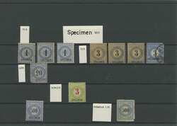 1878/1910: Sehr interessante, hochwertige Spezialsammlung mit ca. 700 ...