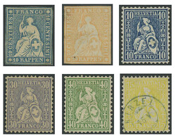 1850/1900ca: Interessantes Mixed-Lot, beginnend mit 8 Rayon (16II bis ...