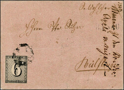 Zürich 6 Type IV 64. Marke, eine farbfrische und allseits ...