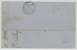 1876: Thunersee, 10 Rp. rot auf vollständigem Faltbrief, klar u. ...