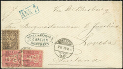 Finnland: 5 Rp. braun zus. mit 10 Rp. rot (2), normal bis sehr gut ...