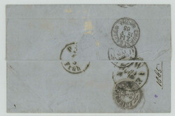 Ungarn: 10 Rp. blau zus. mit 40 Rp. grün, farbfr. und normal gez., ...