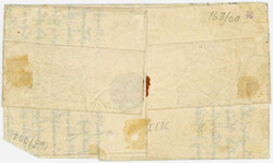 Type 32 tiefschwarz/braunrot auf dekorativer Drucksache unter ...