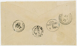 Indien: 20 Rp. orange, 25 Rp. grün und 30 Rp. ultramarin, drei ...