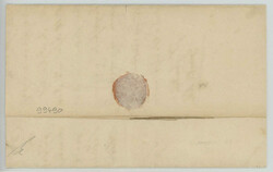 1844 (5. Okt.): Amtlicher Nachnahmebrief des Gerichtsamtes Basel mit ...