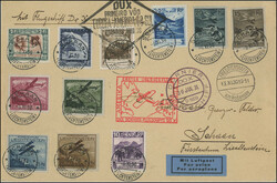 DO-X Amerikaflug 1931 (30. Jan.): Höchst dekorativer Umschlag ...