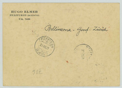 Europa-Rundflug Bellinzona - Genf 1932 (29. August): R-Express-Karte ...