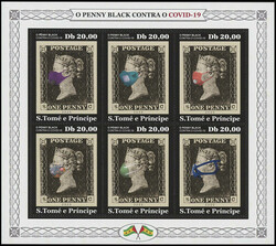 2019/24: Aussergewöhnliche Motivsammlung "CORONA" (Covid-19 Virus) ...