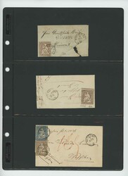 1852/1991: Heimatsammlung Wetzikon in vier Alben. Dabei Belege und ...