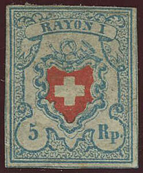 Type 11 C1/LO mit dünnem Papier, farbfr. u. allseits vollrandig, ...