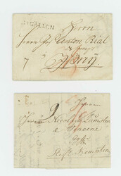 1785/96: Lot drei Belege aus der alten Eidgenossenschaft, jeweils ...