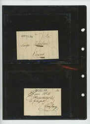 1809/54: Gute Partie mit 21 Vorphilabelegen u. BoM aus dem Kanton St. ...