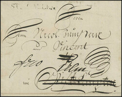 1787: Archivfrischer Portobrief vom 5. Juni 1787 von St. Gallen mit ...