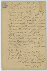 5 Pf. grün, übergehend gestempelt "TSINGTAU/KIAUTSCHOU 29/2 02" auf ...