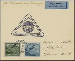 1933 (28. bis 29. Mai): DEUTSCHER SCHLEUDERFLUG D. "EUROPA" - NEW ...