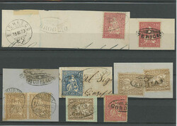 Tessiner Strahlenstempel: Attraktives Lot mit 10 Einzelmarken und 7 ...