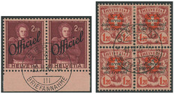 1918-1960, kleiner Bestand in einem Album mit besseren Dienst- und ...