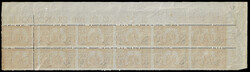 1946 - 100 lire Democratica, I lastra, dent. 14 1/4 x 14 1/4 (565), ...