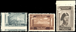 1946 - Vittorie polacche, carta bianca, serie completa (14/16), senza ...