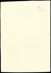 FOGLIETTI 1946 - Foglietto su carta grigia, non gommato, senza la ...