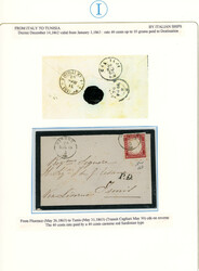 1863 - 40 cent. rosa carminio (16E), nitida doppia stampa, perfetto, ...