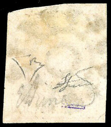 CHIAVENNA, muto punti R5 - 15 cent. rosso, I tipo (3), perfetto, ...